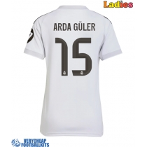 Real Madrid Arda Guler #15 Replica Home Shirt Ladies 2025-26 Short Sleeve